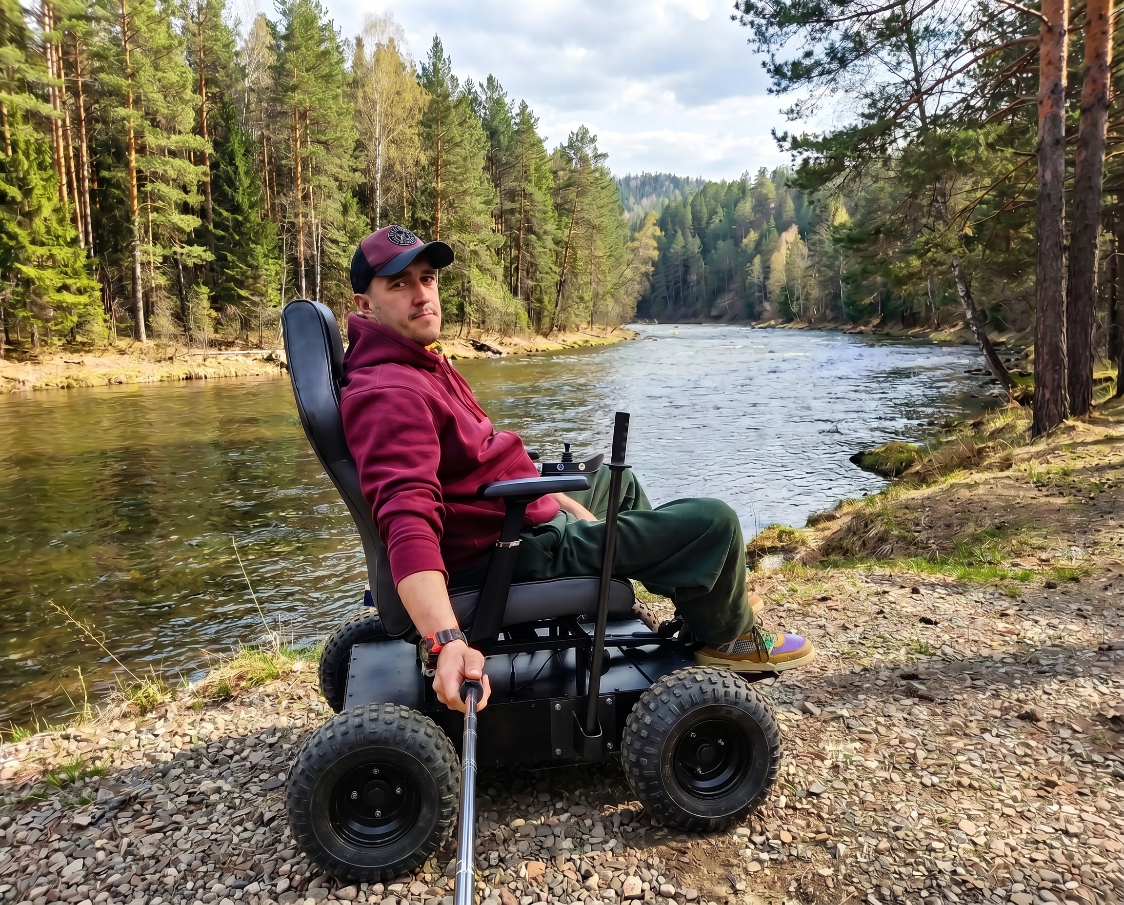 Вездеход для инвалида 4WD Вездеход для инвалида 4WD